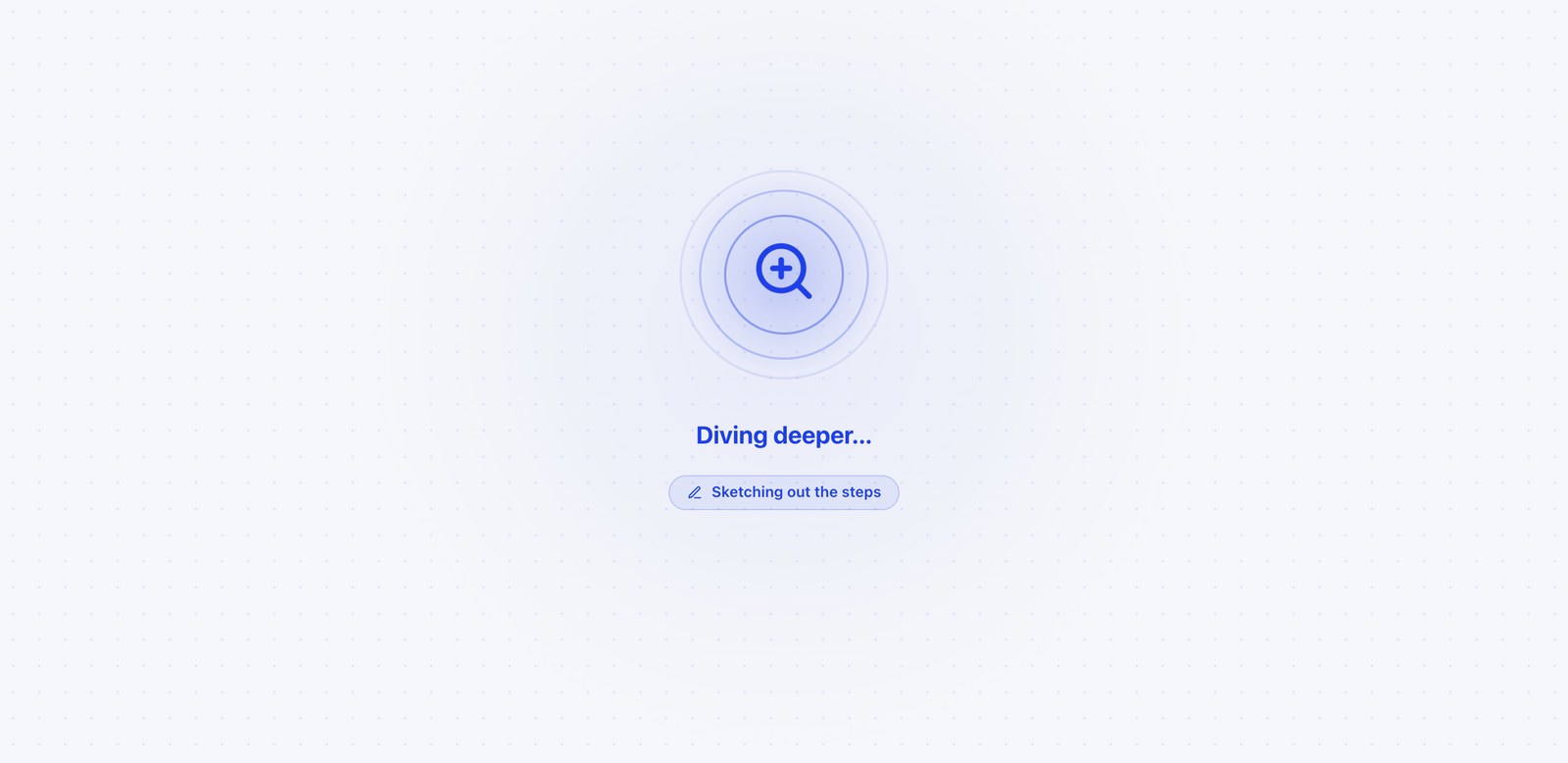 Kachieve loading screen reading Diving deeper with a status pill